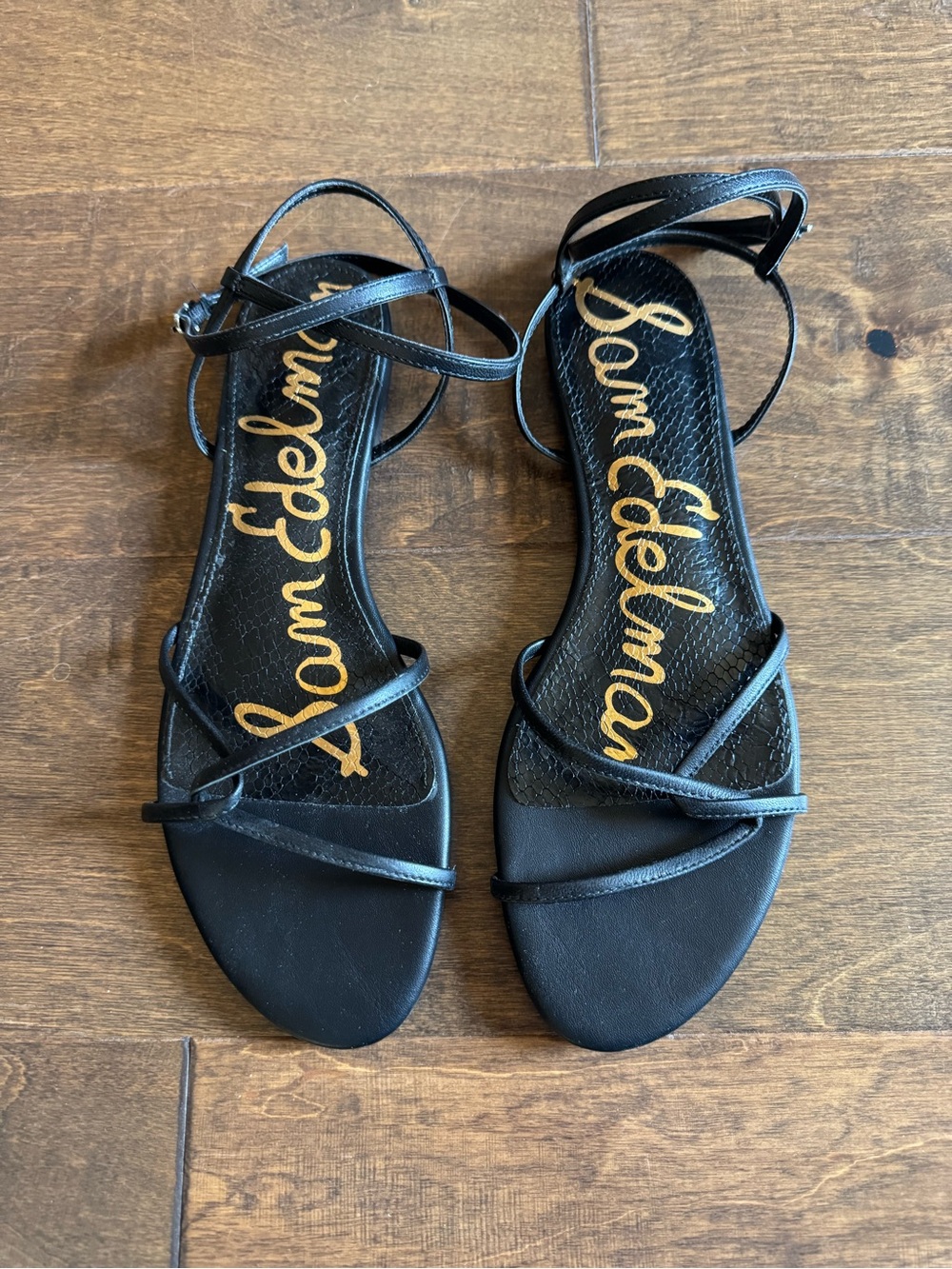 Sam Edelman Ellina Ankle Strap Sandle Black 8.5